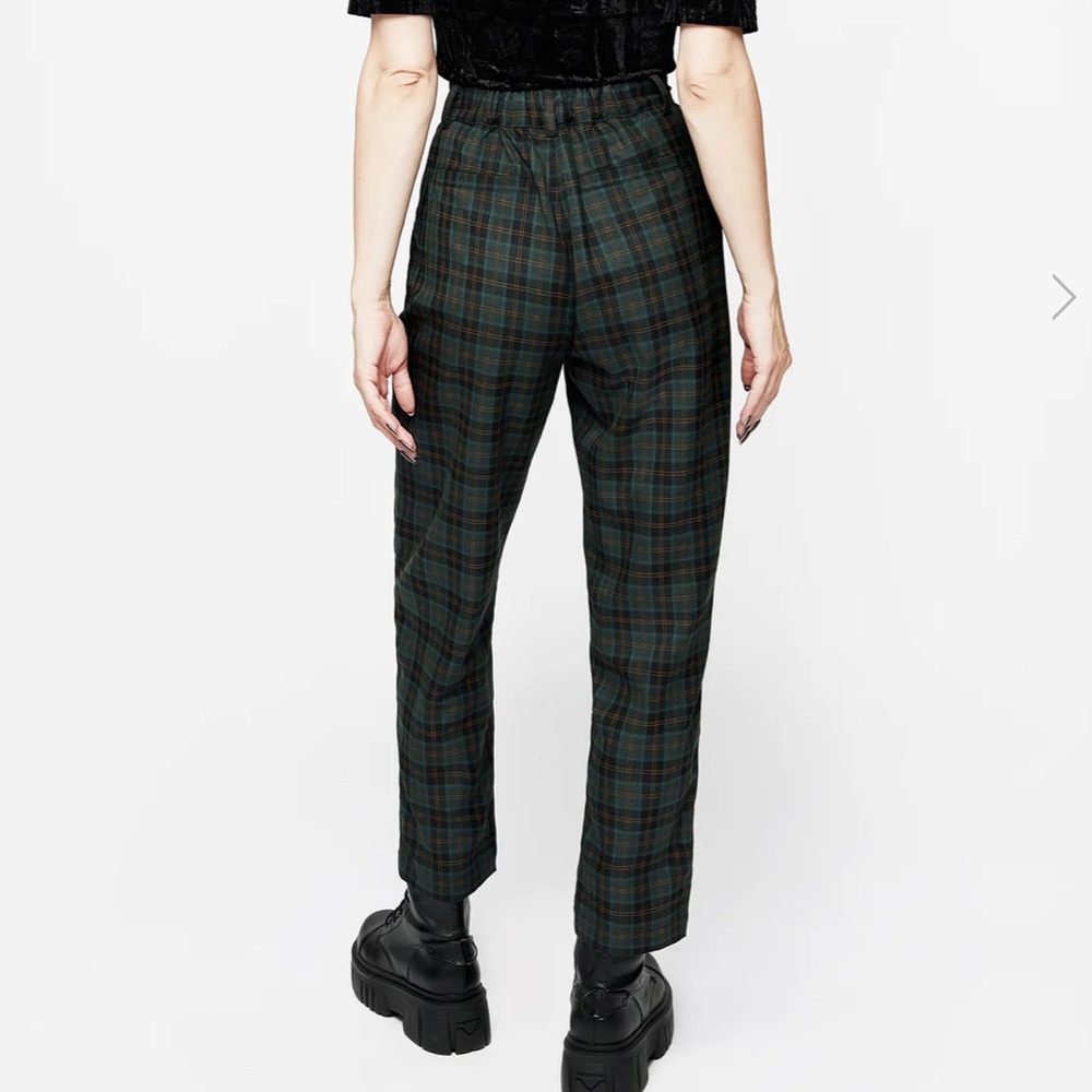 Disturbia nightingale plaid trousers